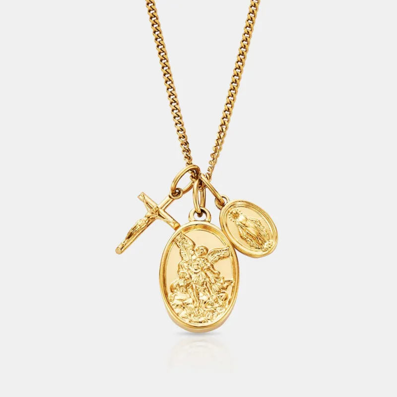 Jesus & Mary (Gold) made by Craftd London