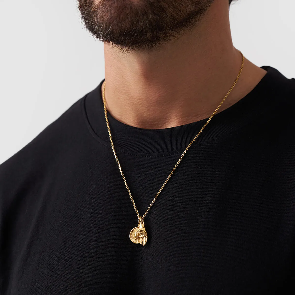 Nocturnal Pendant (Gold) sold by Craftd London product image thumbnail 3