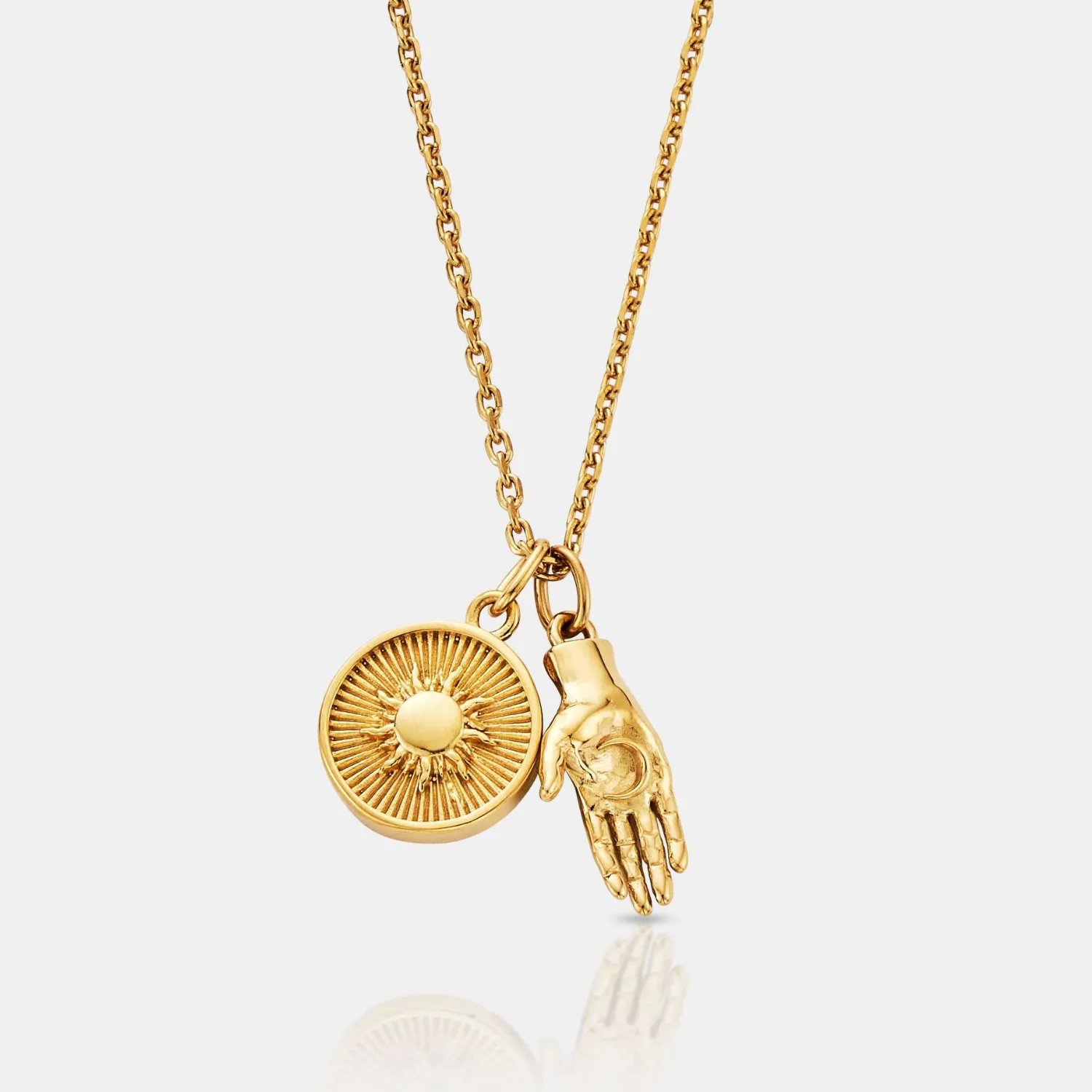Nocturnal Pendant (Gold) sold by Craftd London