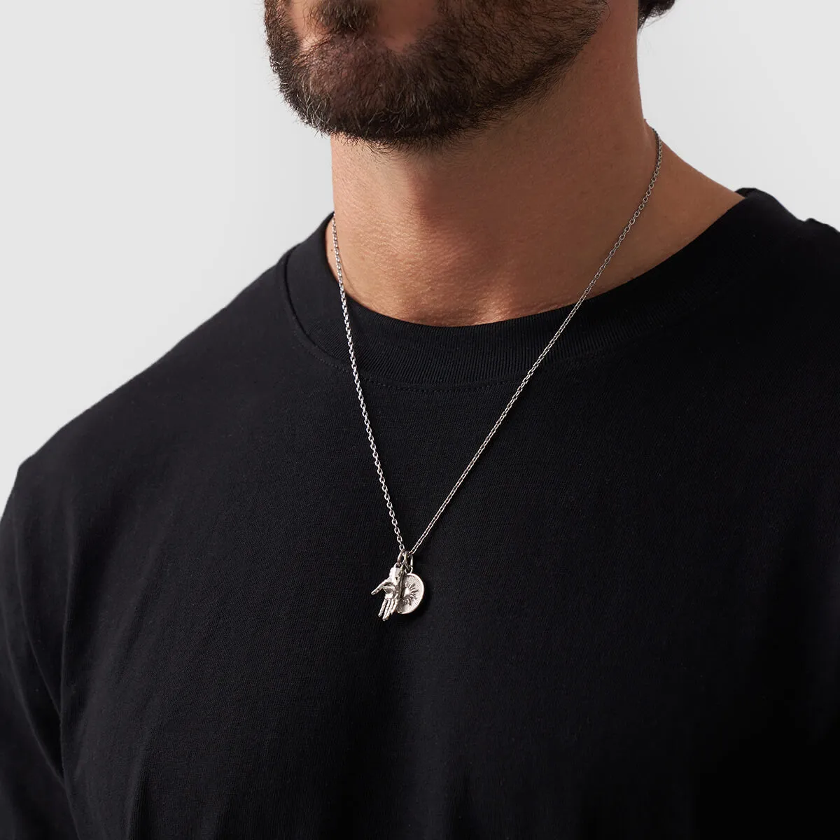 Nocturnal Pendant (Silver) sold by Craftd London product image thumbnail 3