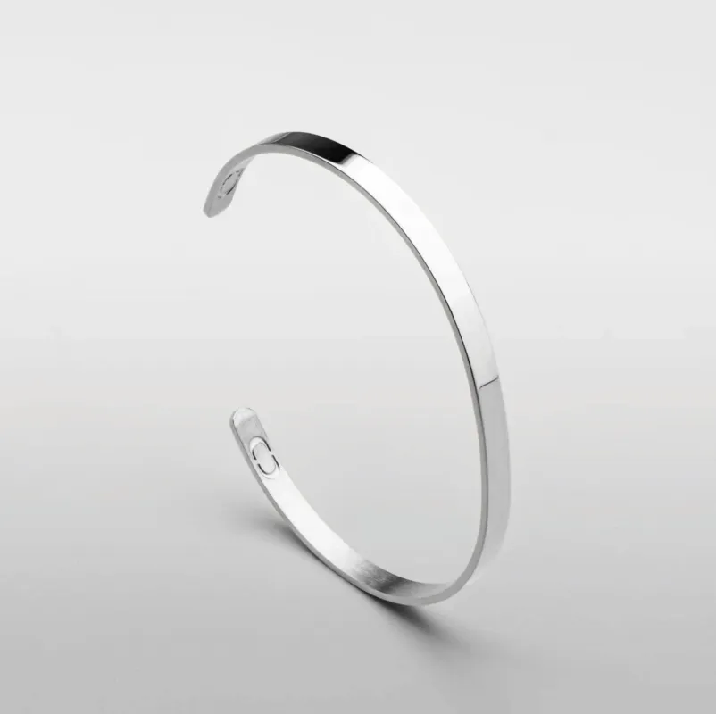 Classic Cuff 5mm (Silver) made by Craftd London