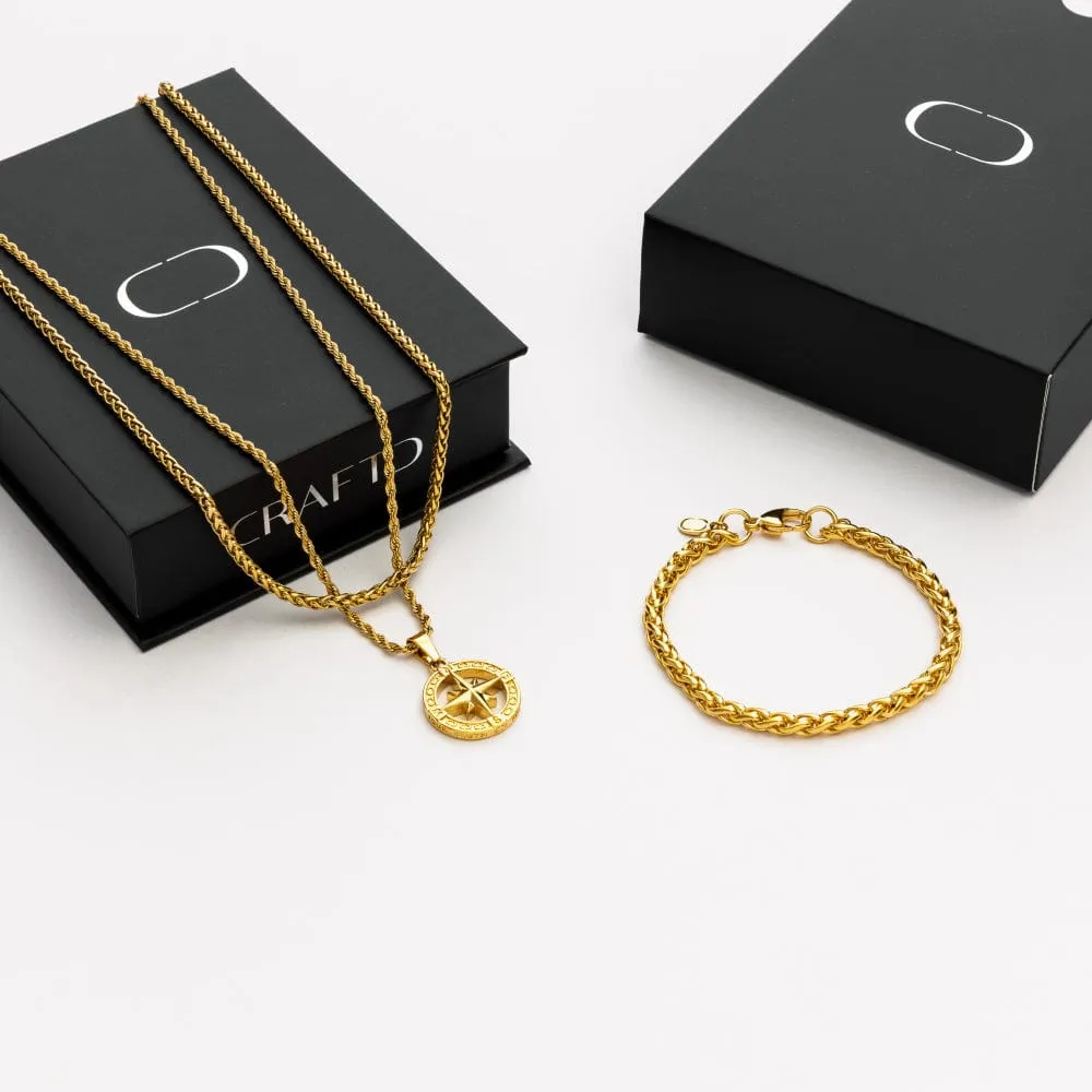 North Star Gift Set (Gold) sold by Craftd London product image thumbnail 2