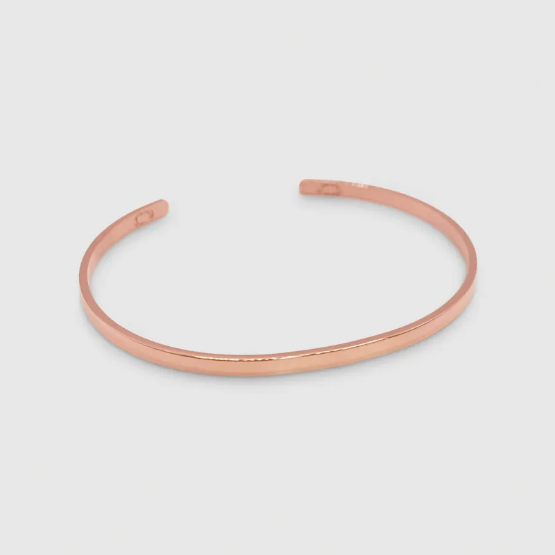Classic Cuff 3mm (Rose Gold) sold by Craftd London