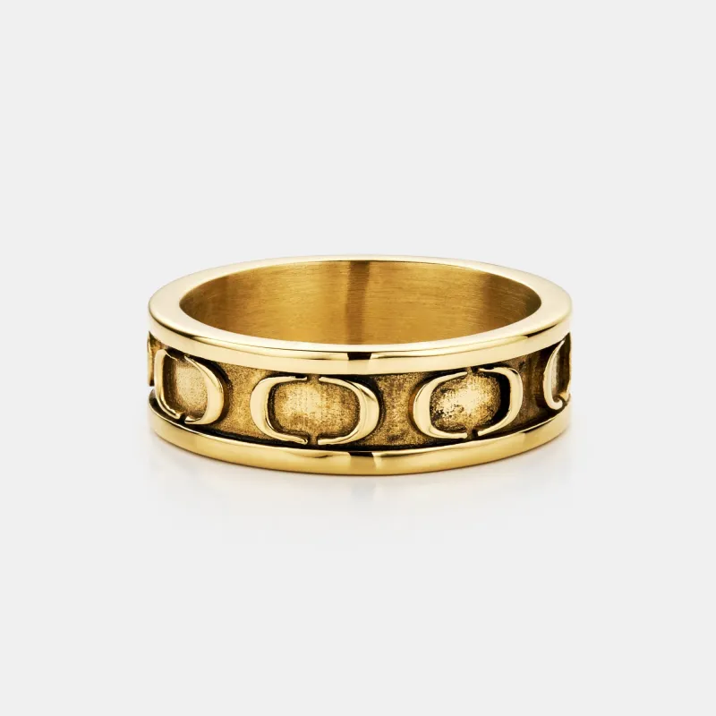 CRAFTD Band Ring (Gold) sold by Craftd London