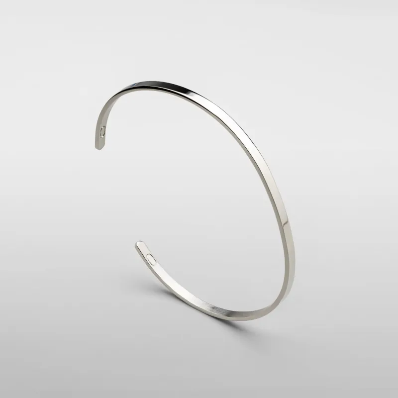 Classic Cuff 3mm (Silver) sold by Craftd London