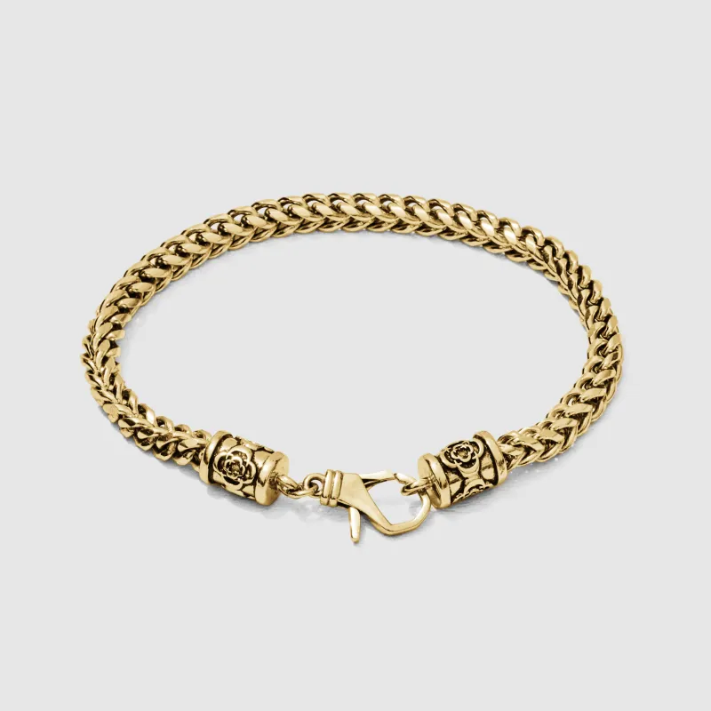 Cobra Bracelet (Gold) sold by Craftd London