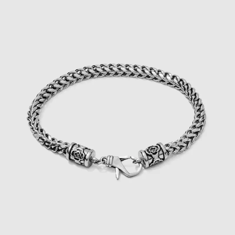 Cobra Bracelet (Silver) made by Craftd London