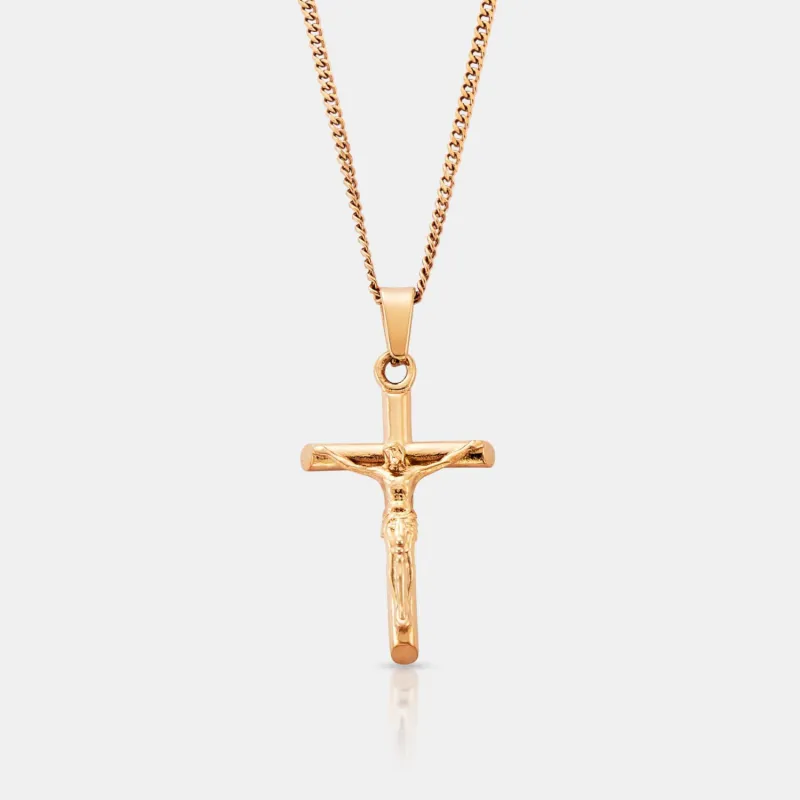 Crucifix (Rose Gold) sold by Craftd London