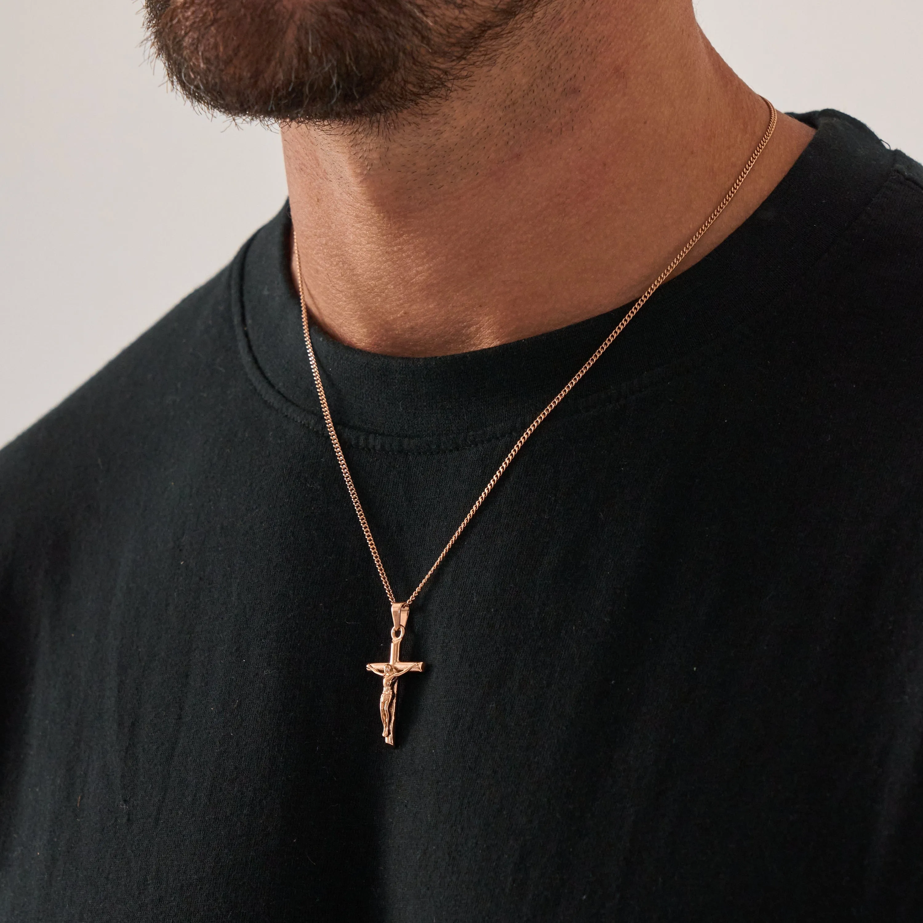 Crucifix (Rose Gold) sold by Craftd London product image thumbnail 5