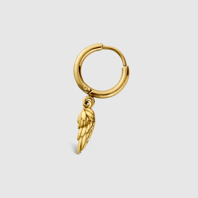 Wing Earring (Gold) sold by Craftd London