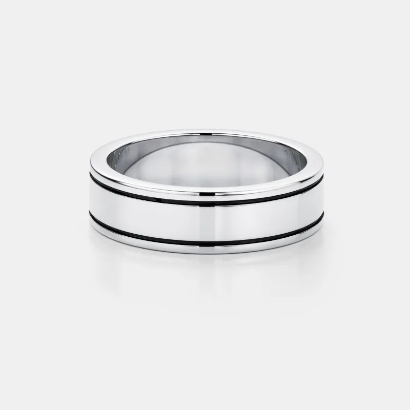 Band 2.0 Ring (Silver) sold by Craftd London