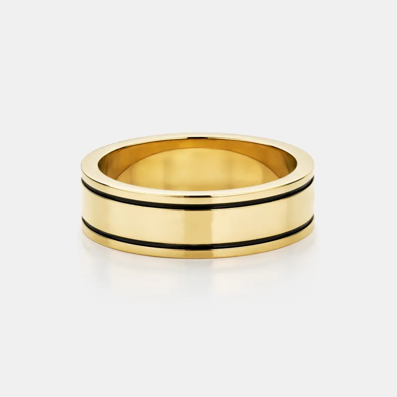 Band 2.0 Ring (Gold) sold by Craftd London