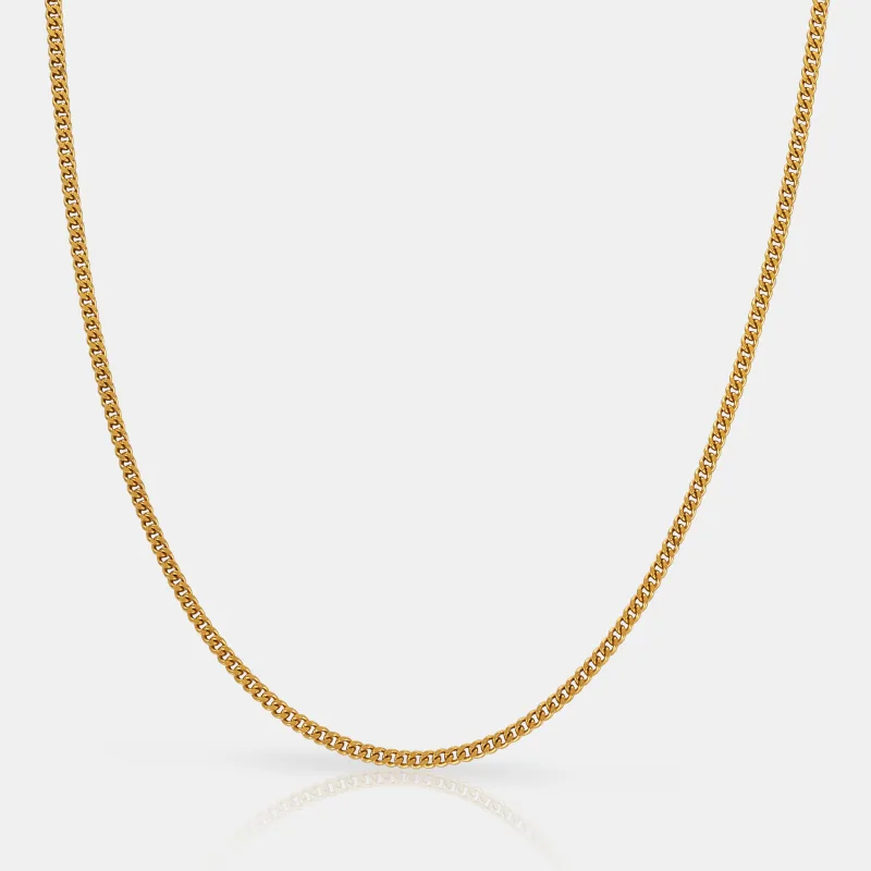 Connell Chain (Gold) 2mm sold by Craftd London