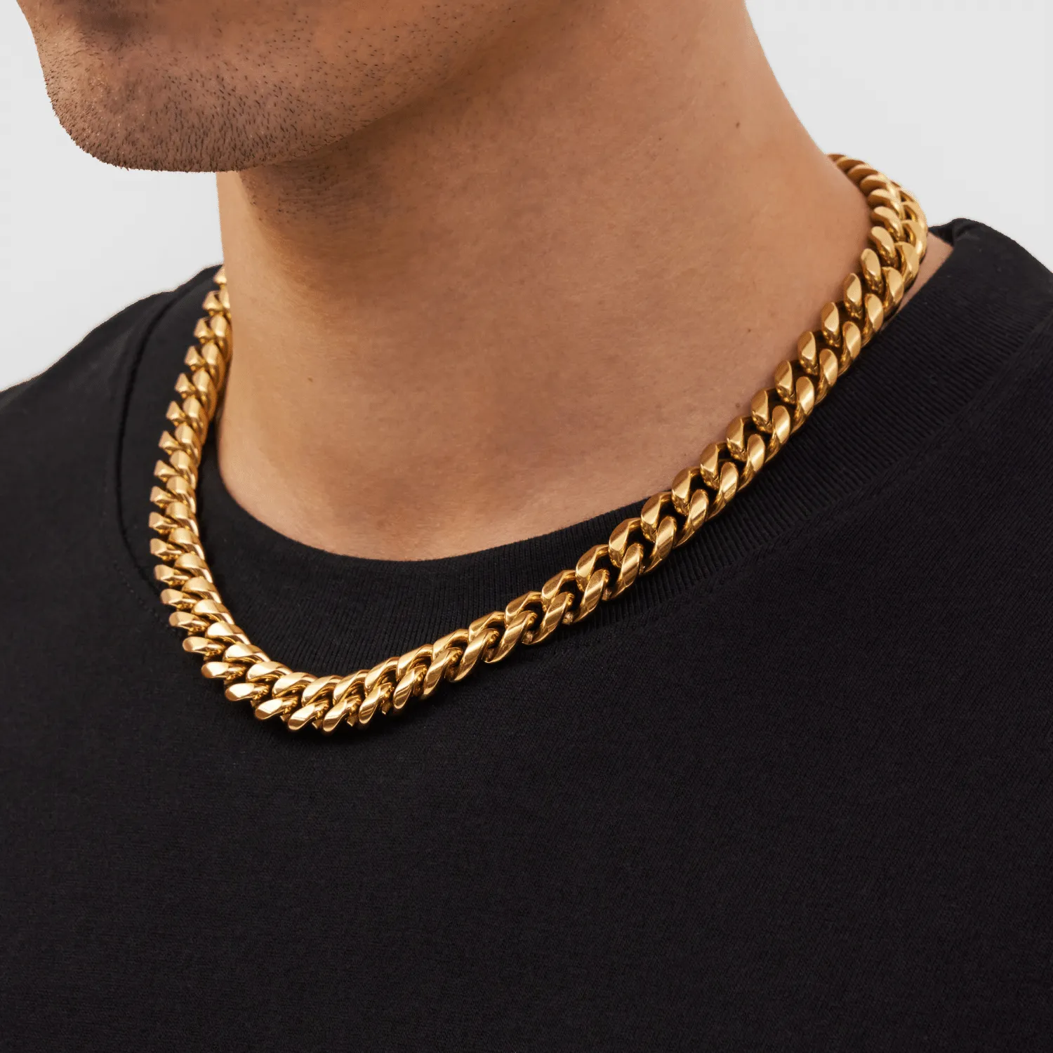 Cuban (Gold) 12mm sold by Craftd London product image thumbnail 3