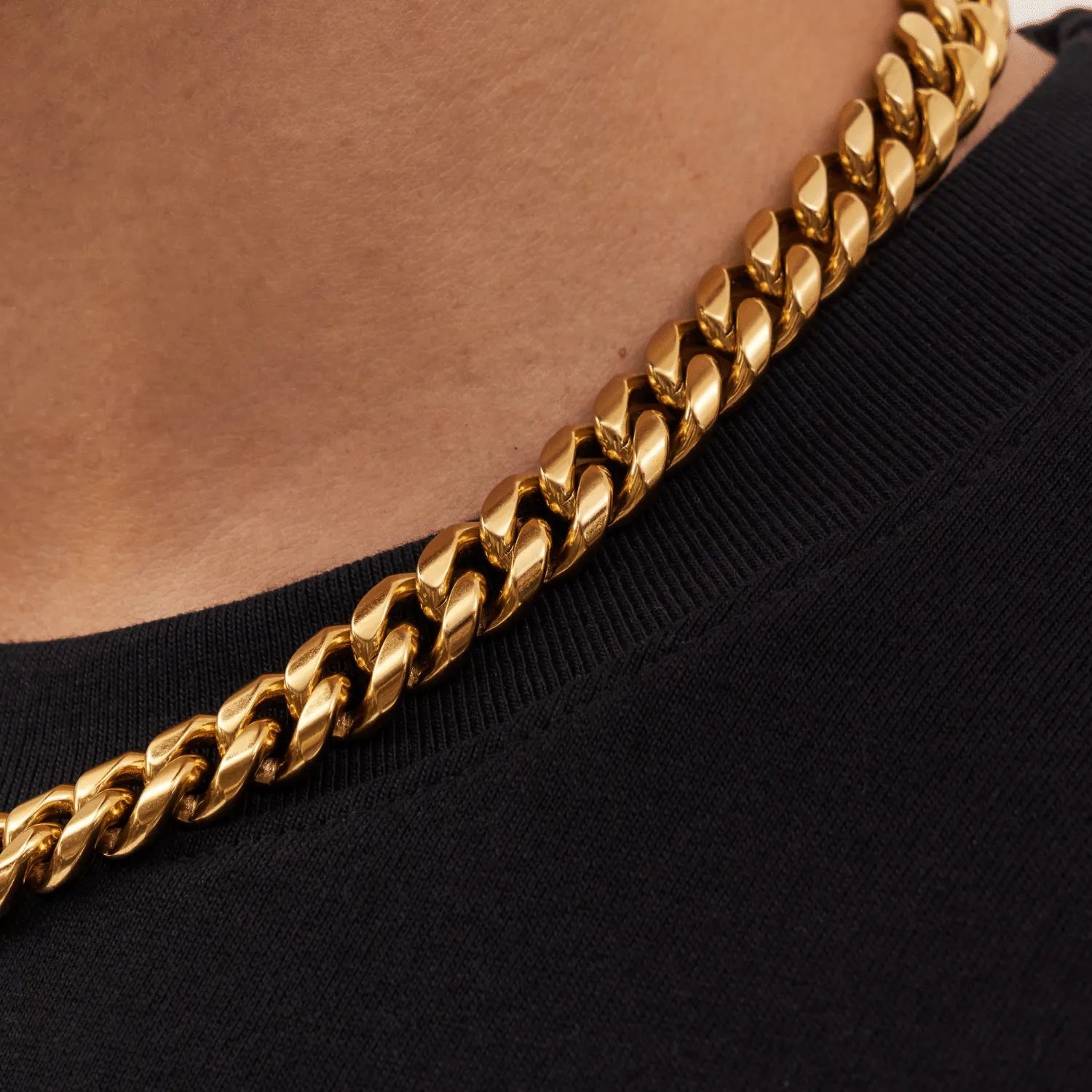 Cuban (Gold) 12mm sold by Craftd London product image thumbnail 4