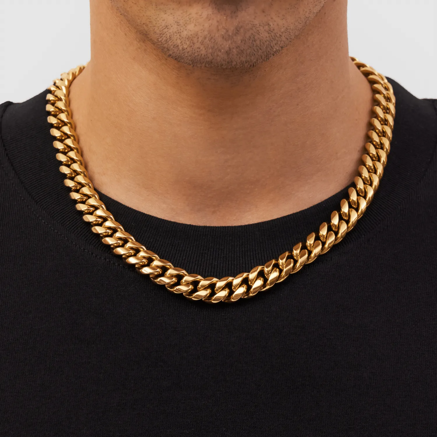 Cuban (Gold) 12mm sold by Craftd London product image thumbnail 2
