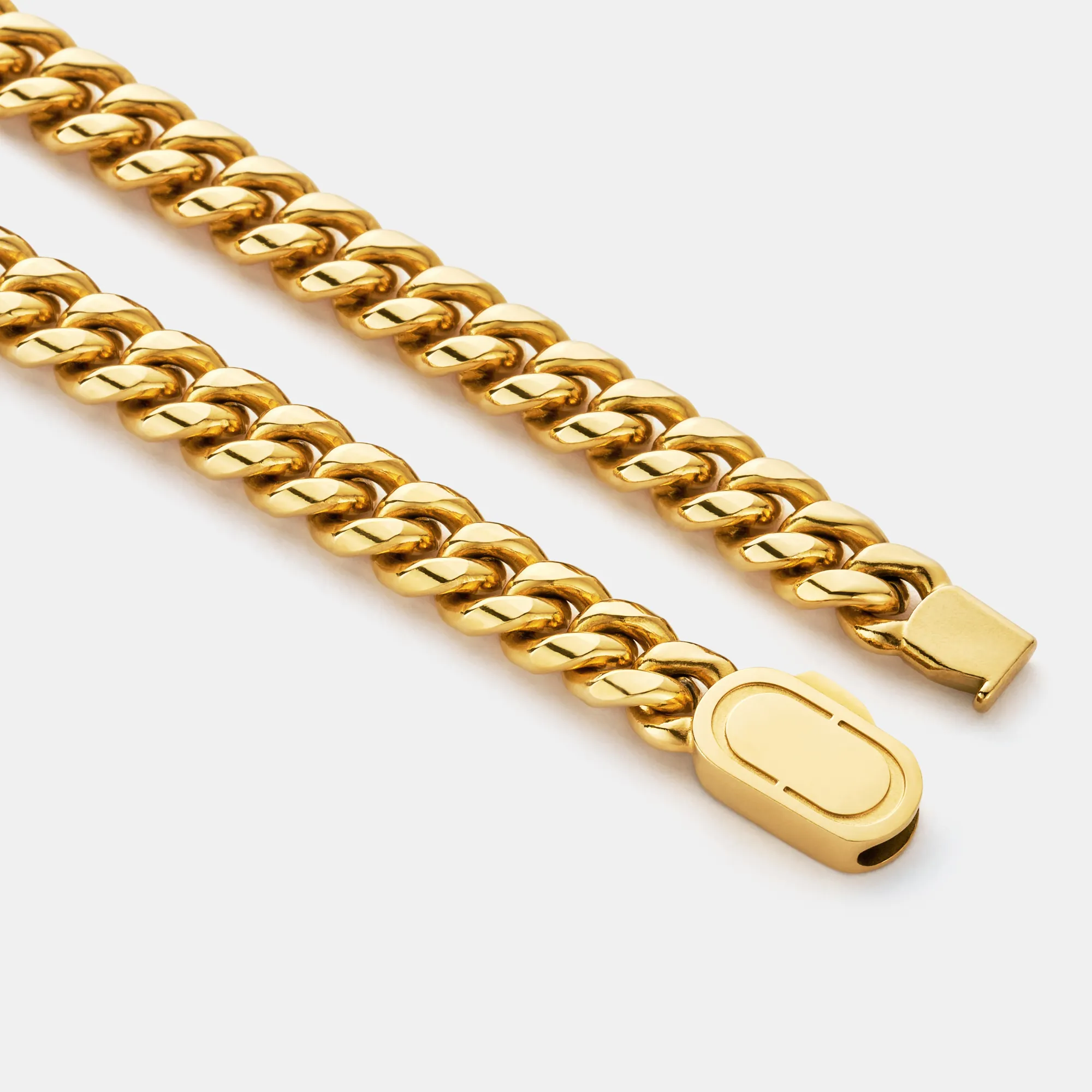 Cuban (Gold) 8mm sold by Craftd London product image thumbnail 4