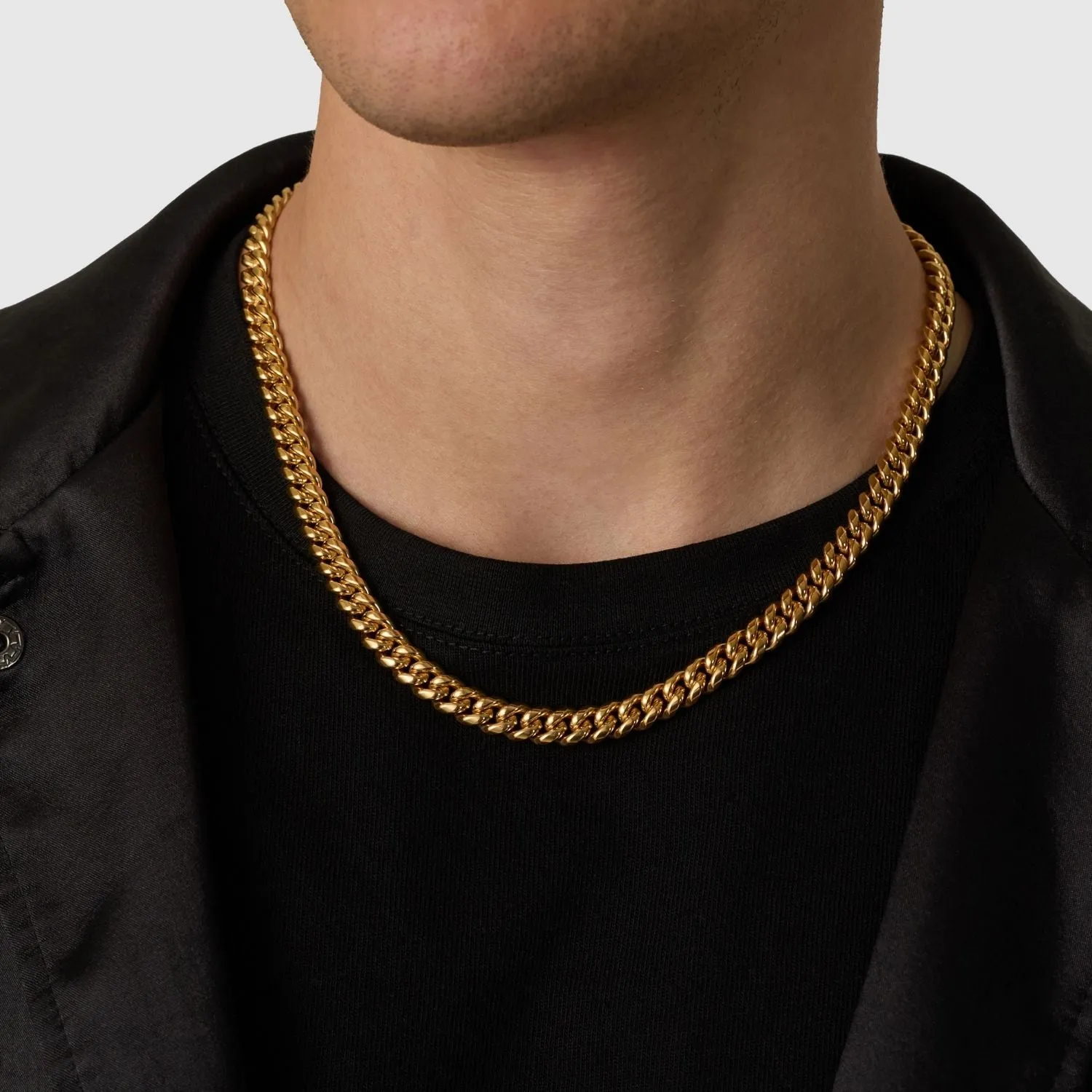 Cuban (Gold) 8mm sold by Craftd London product image thumbnail 5