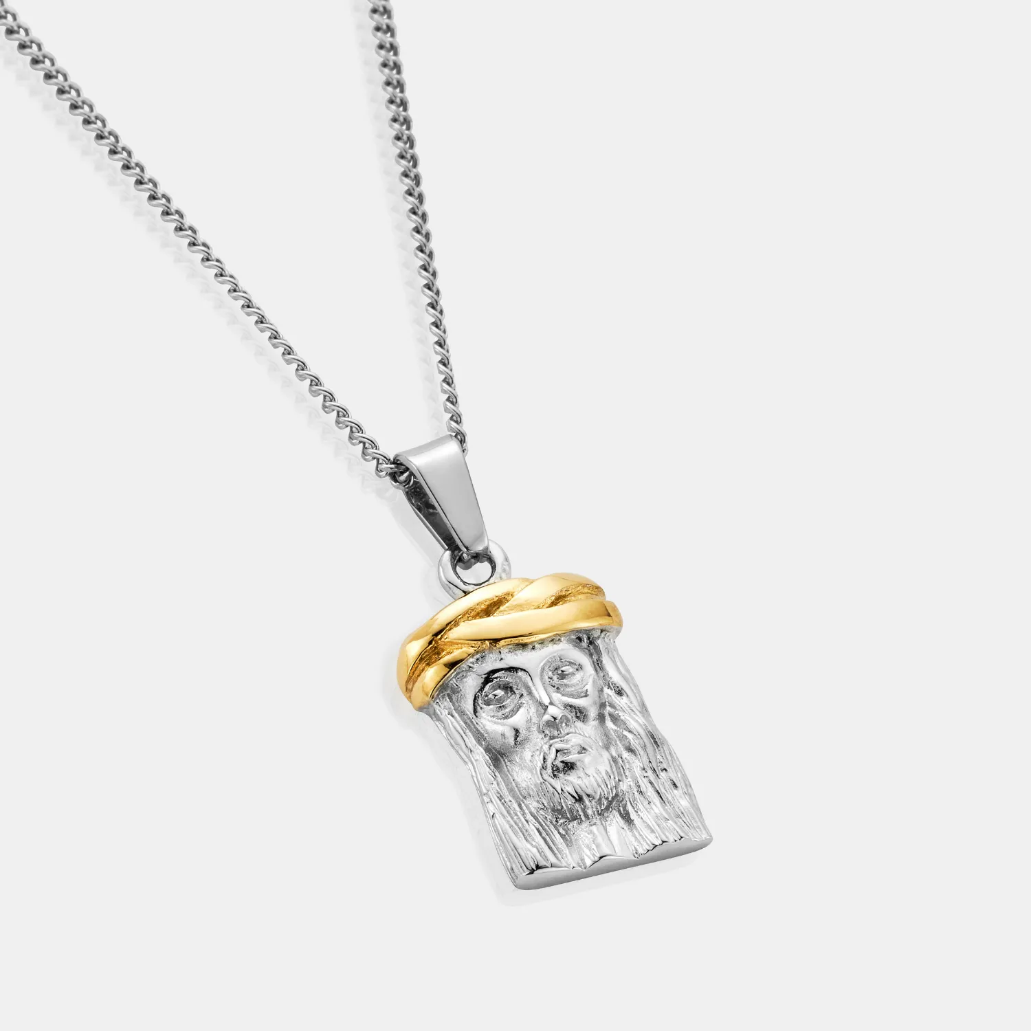 Jesus Piece (Silver) sold by Craftd London product image thumbnail 4