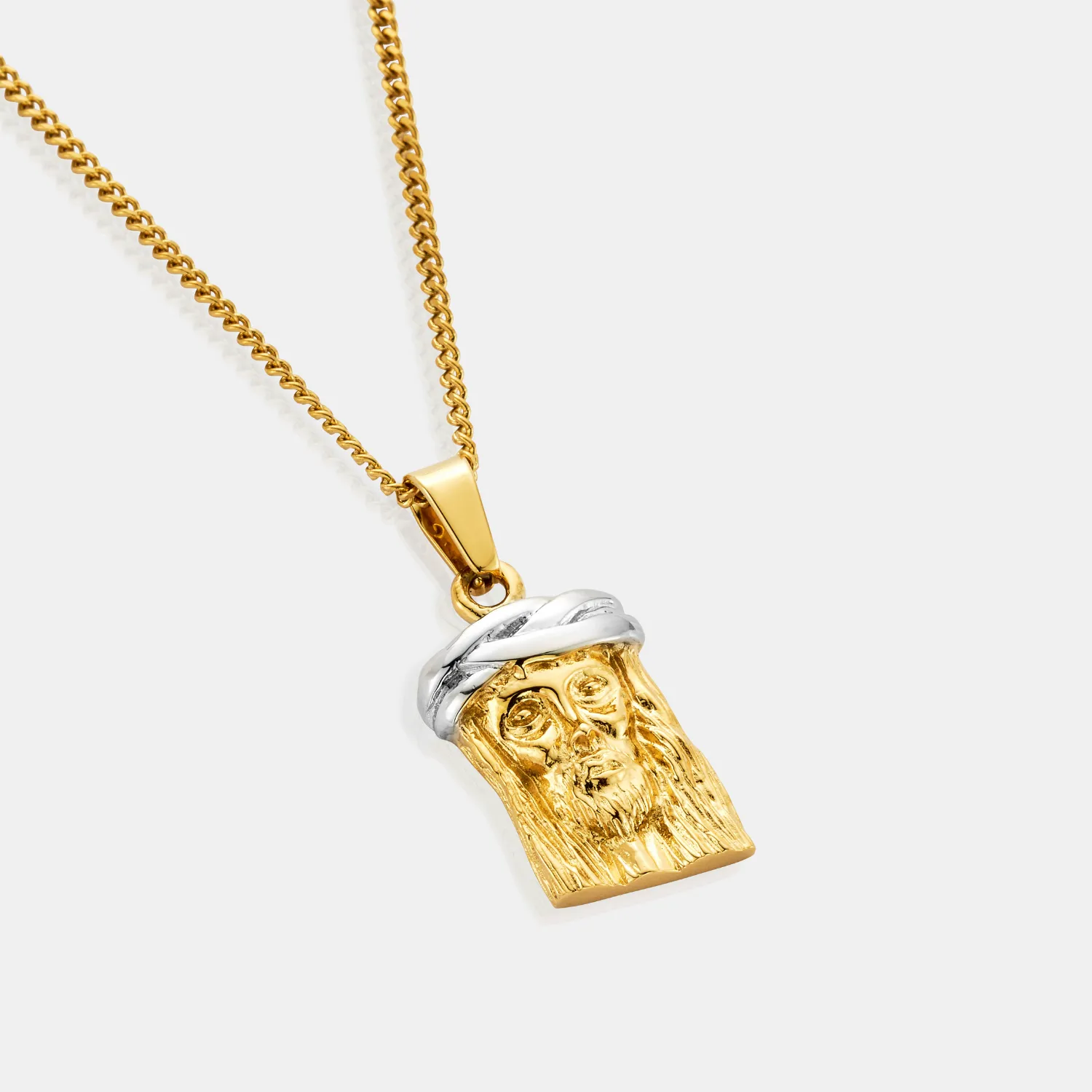 Jesus Piece (Gold) sold by Craftd London product image thumbnail 4