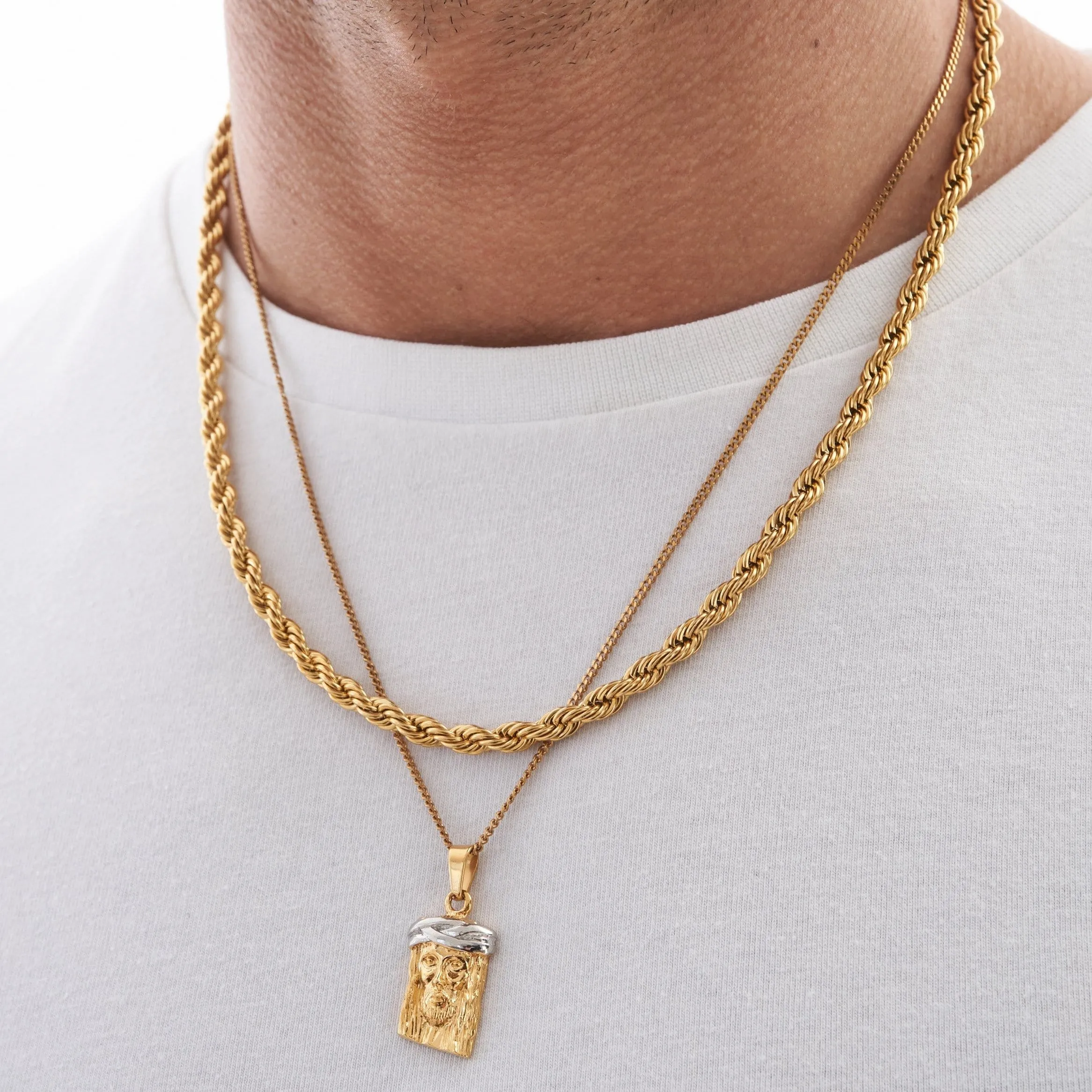 Jesus Piece (Gold) sold by Craftd London product image thumbnail 3