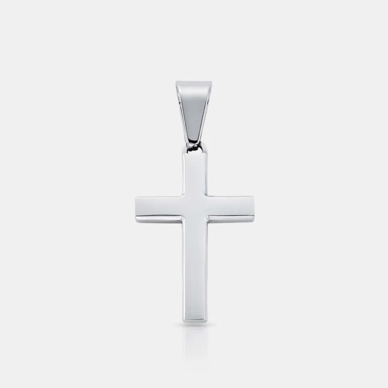 Latin Cross Pendant (Silver) made by Craftd London