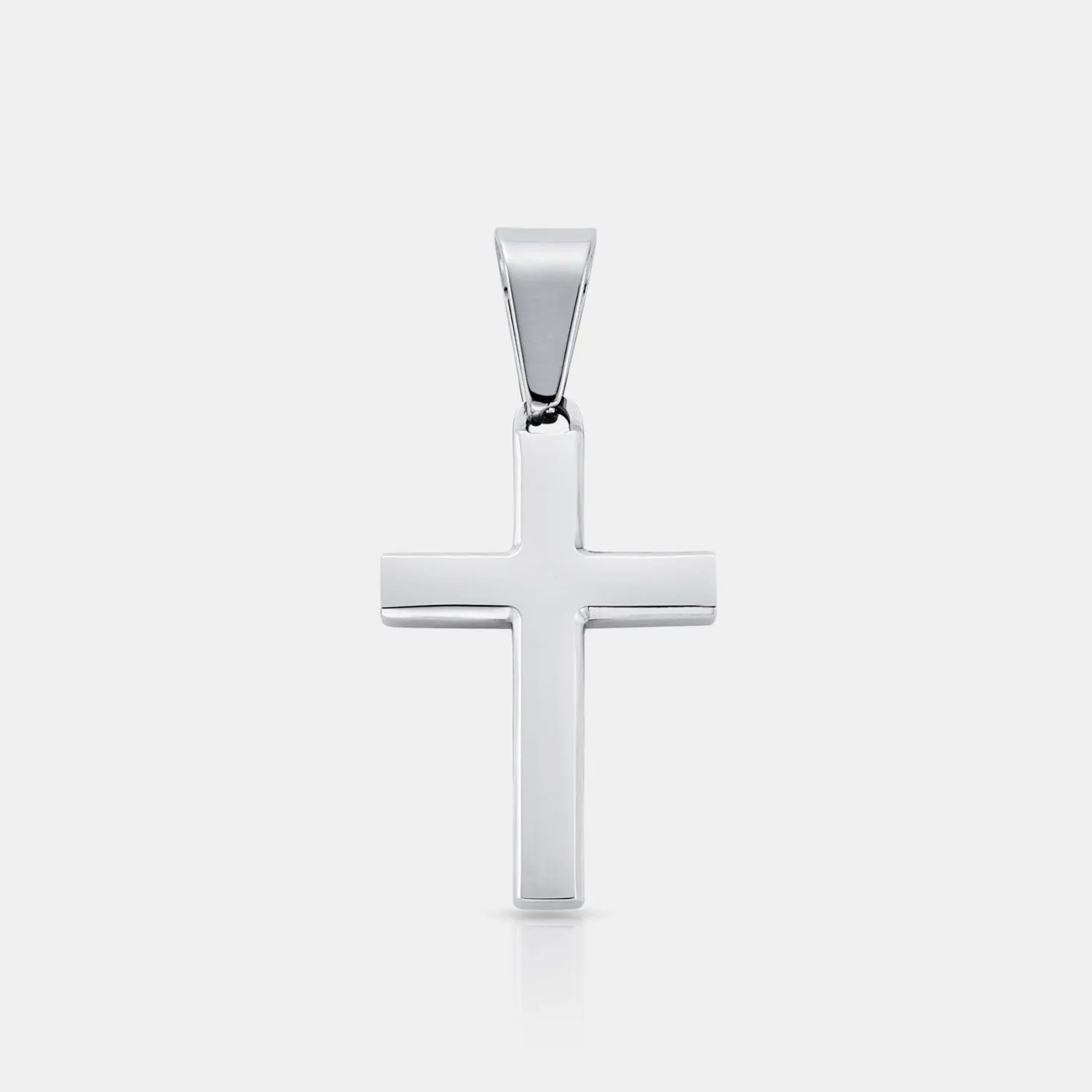 Latin Cross Pendant (Silver) sold by Craftd London