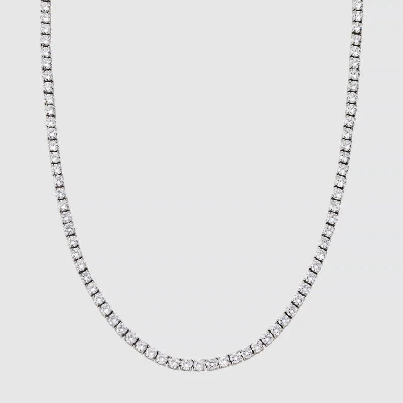 Tennis Chain (Silver) 5mm sold by Craftd London