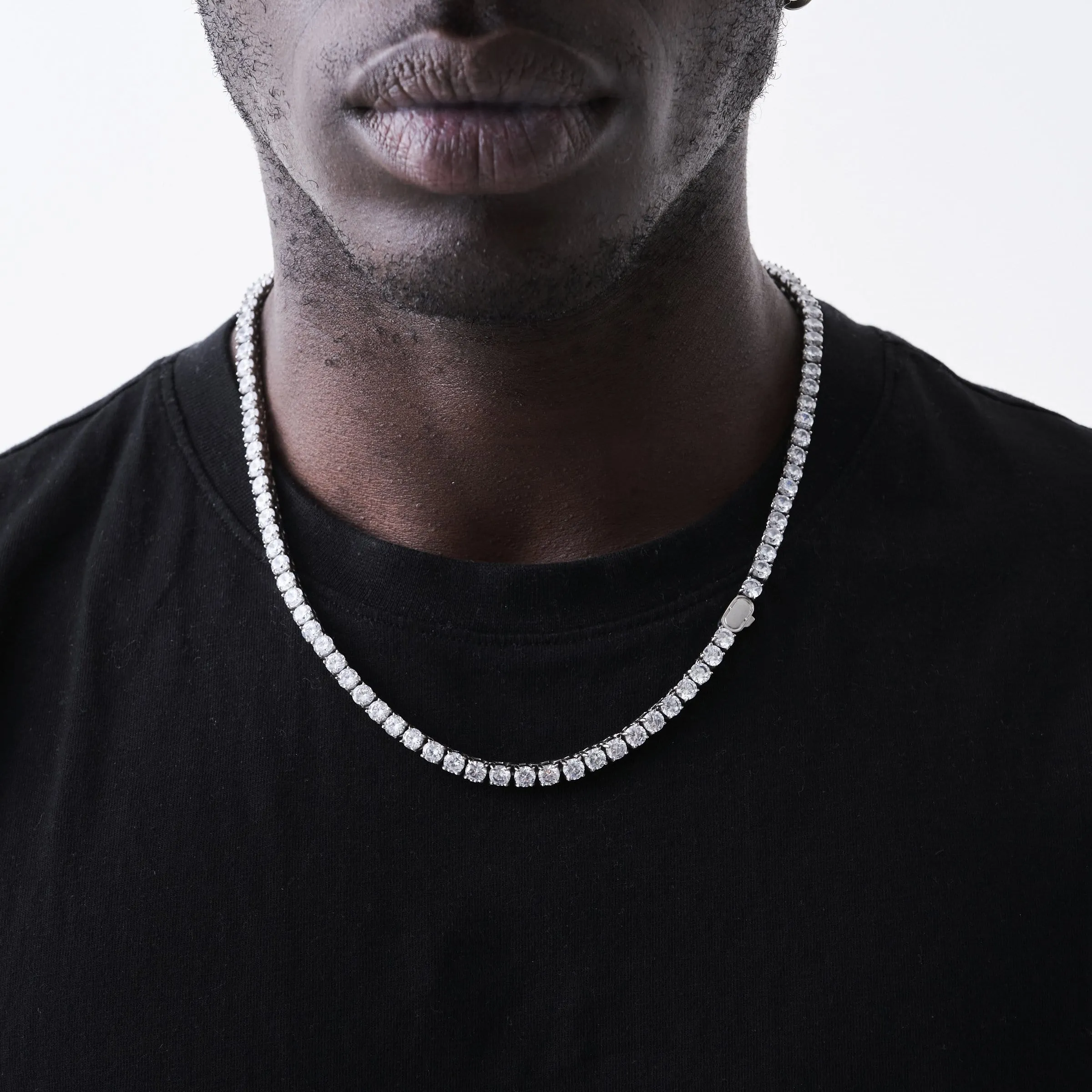 Tennis Chain (Silver) 5mm sold by Craftd London product image thumbnail 2