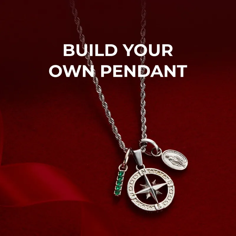Build Your Own Pendant (Silver) made by Craftd London