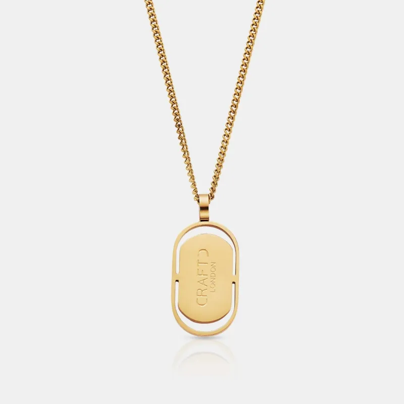 CRAFTD Signature Pendant (Gold) made by Craftd London