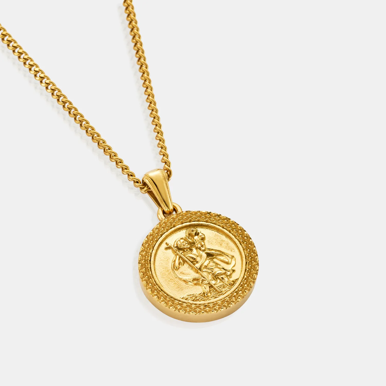St Christopher 2.0 (Gold) sold by Craftd London product image thumbnail 2