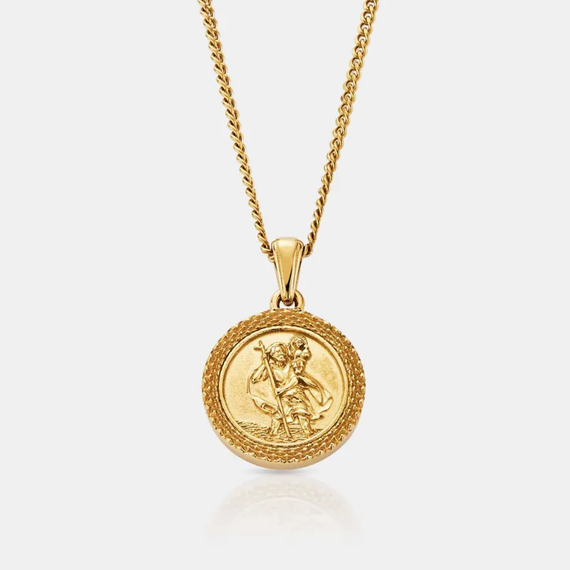 St Christopher 2.0 (Gold) made by Craftd London