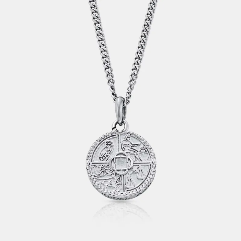 Virtues Pendant (Silver) made by Craftd London