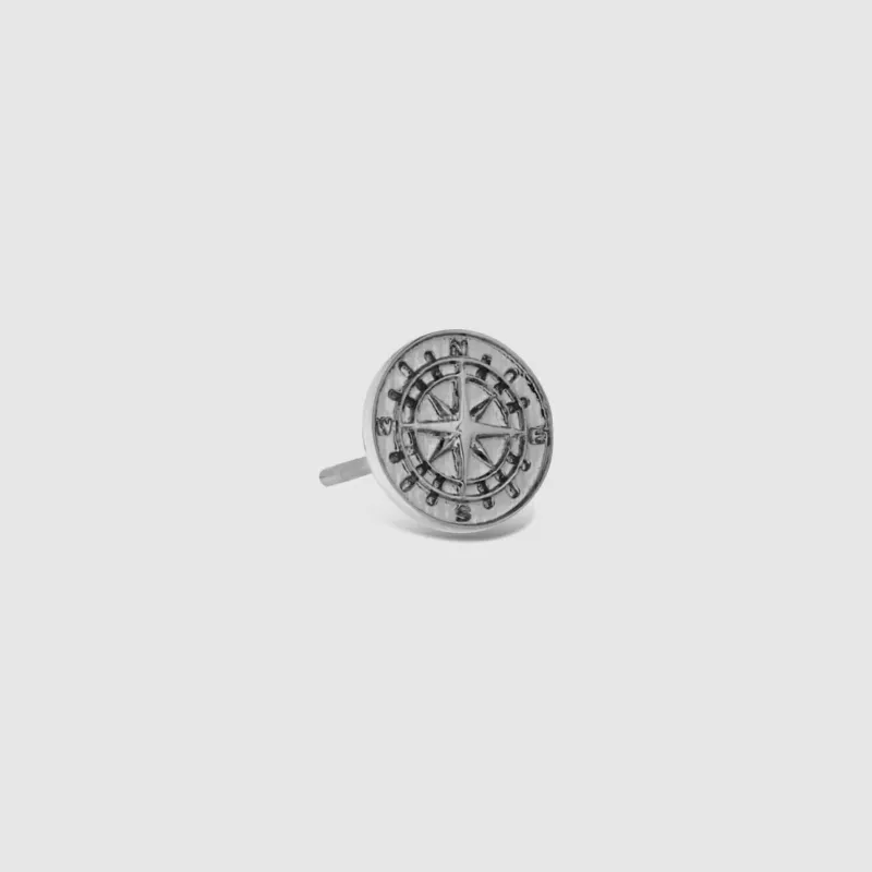Compass Earring (Silver) sold by Craftd London