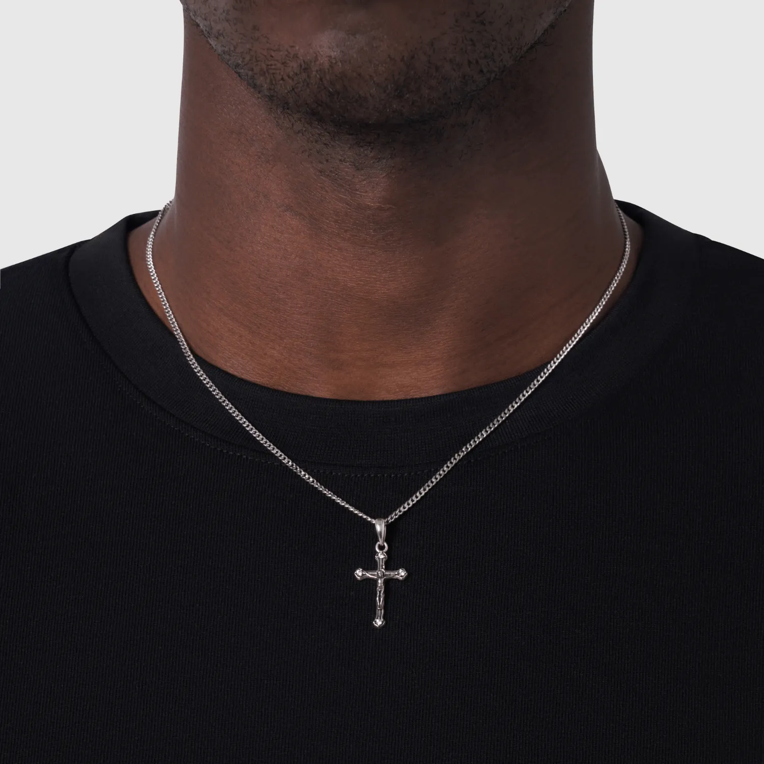 Melted Crucifix (Silver) | Sterling Silver sold by Craftd London product image thumbnail 3