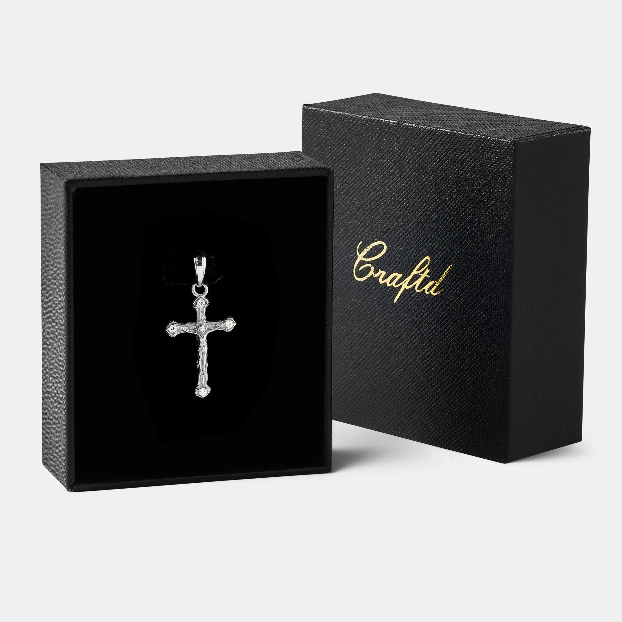 Melted Crucifix (Silver) | Sterling Silver sold by Craftd London product image thumbnail 2