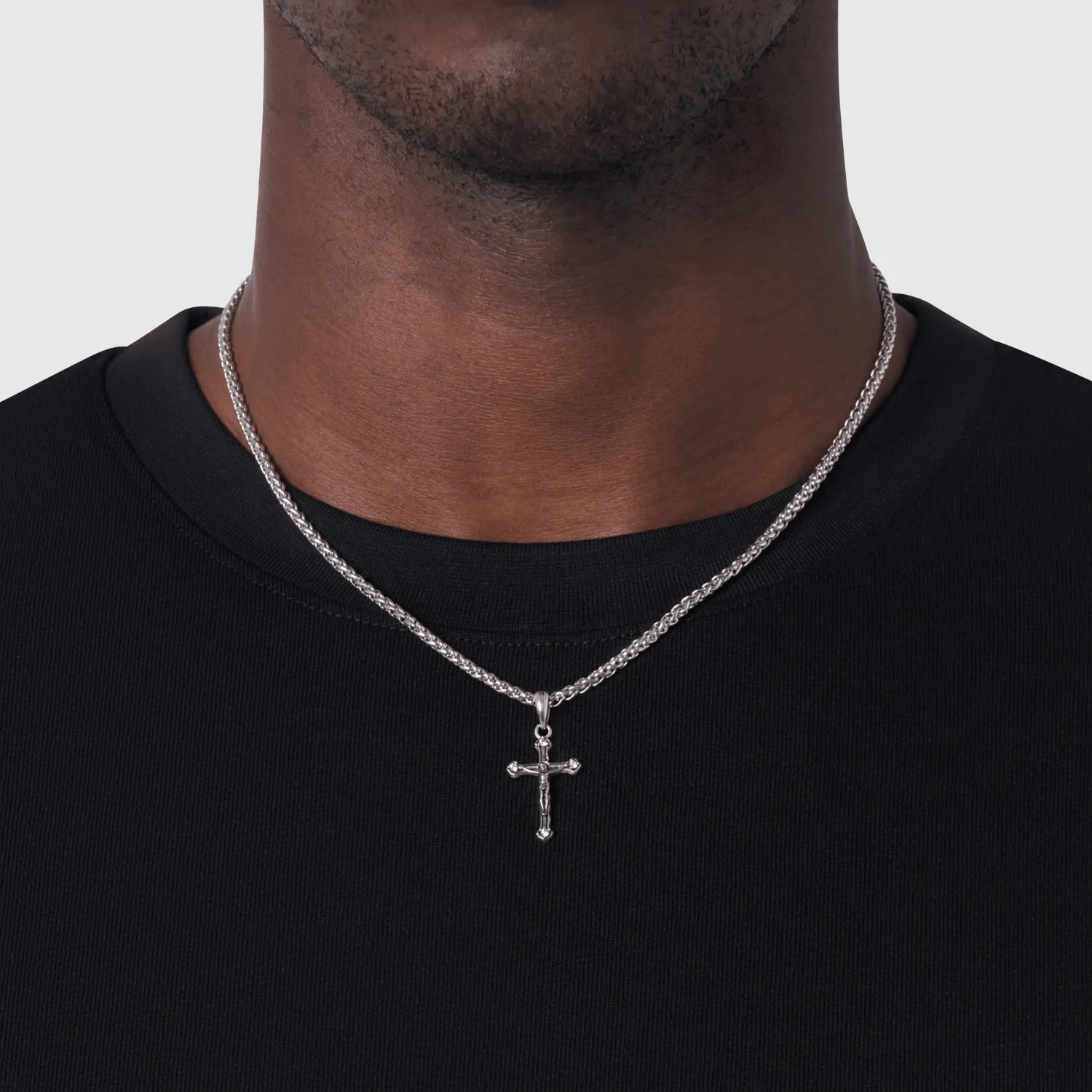 Melted Crucifix (Silver) | Sterling Silver sold by Craftd London product image thumbnail 5