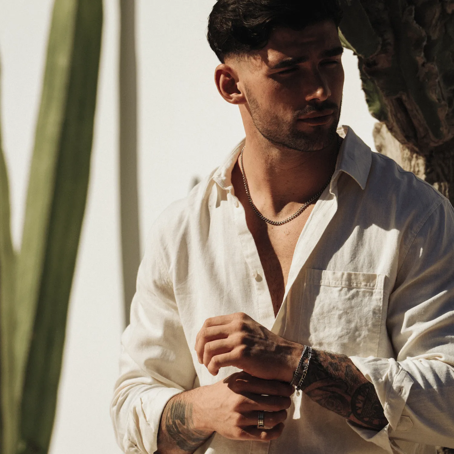 Cuban 4mm Set (Silver) sold by Craftd London product image thumbnail 4