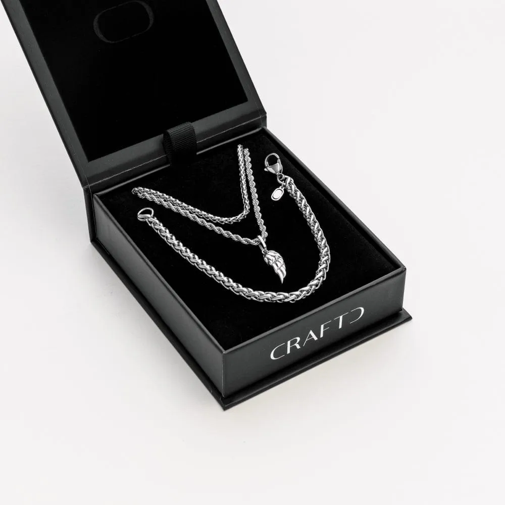 Wing Gift Set (Silver) sold by Craftd London