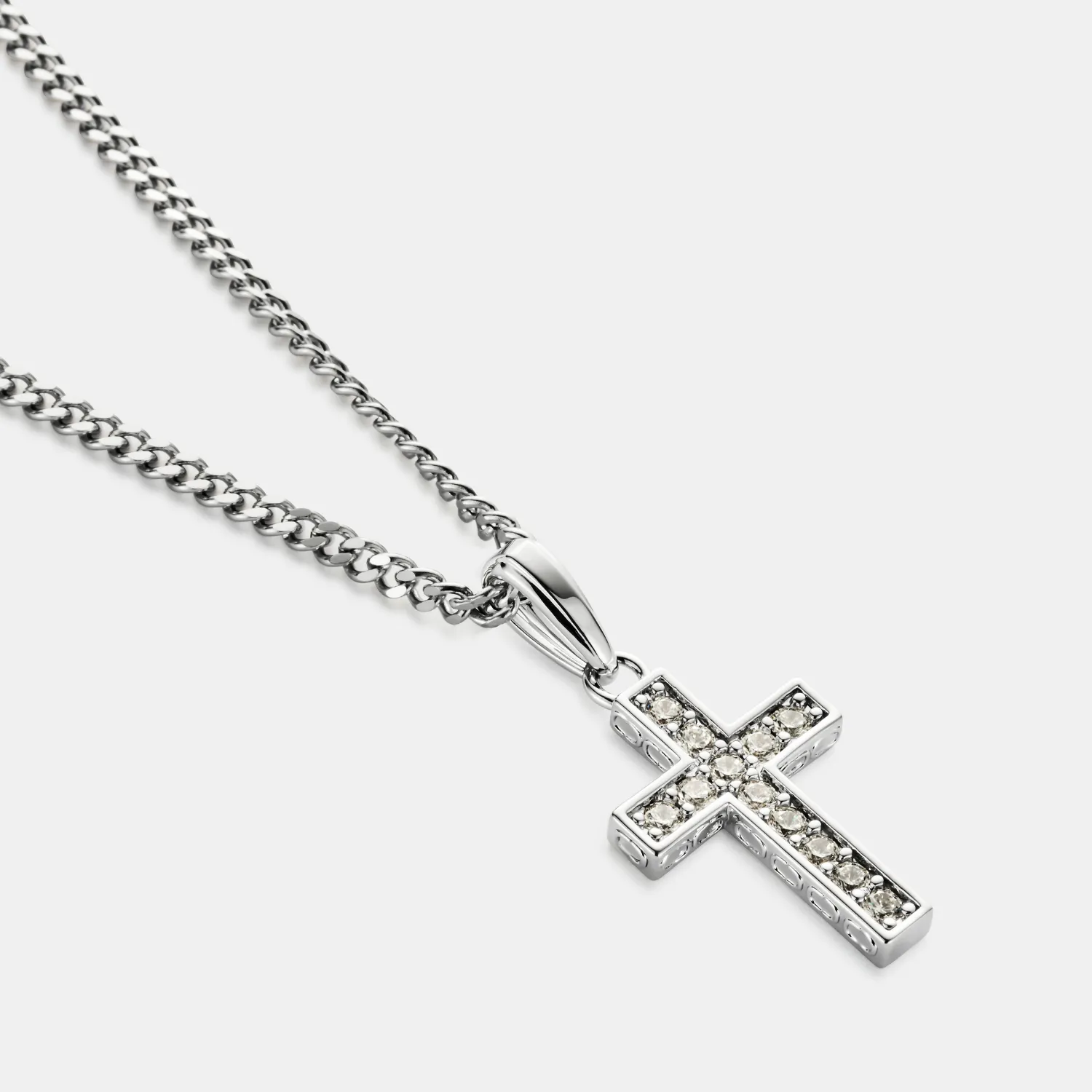 Iced Cross 2.0 (Silver) sold by Craftd London product image thumbnail 4
