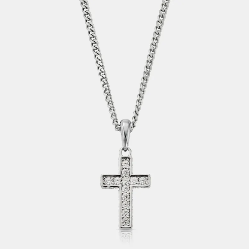 Iced Cross 2.0 (Silver) made by Craftd London