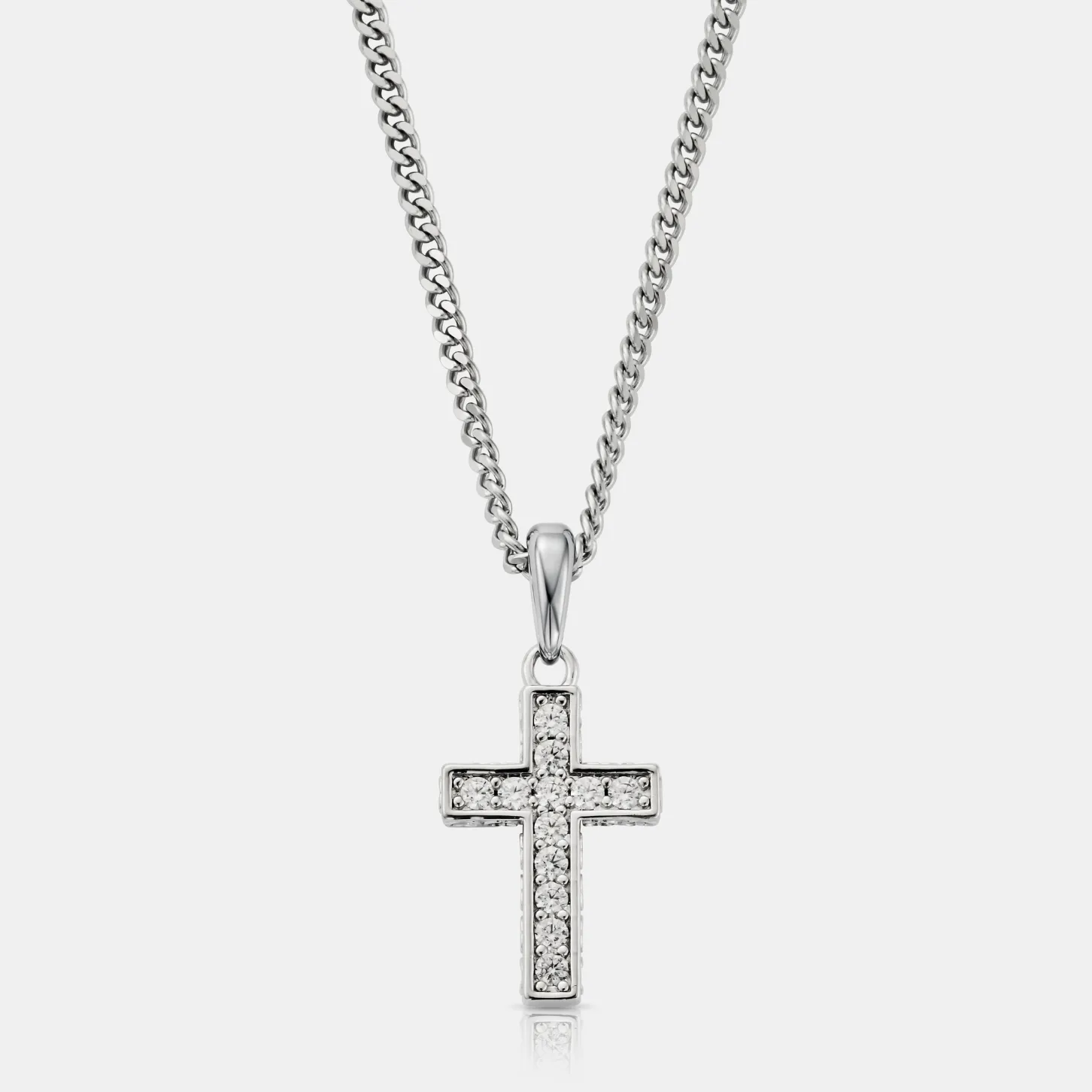 Iced Cross 2.0 (Silver) sold by Craftd London