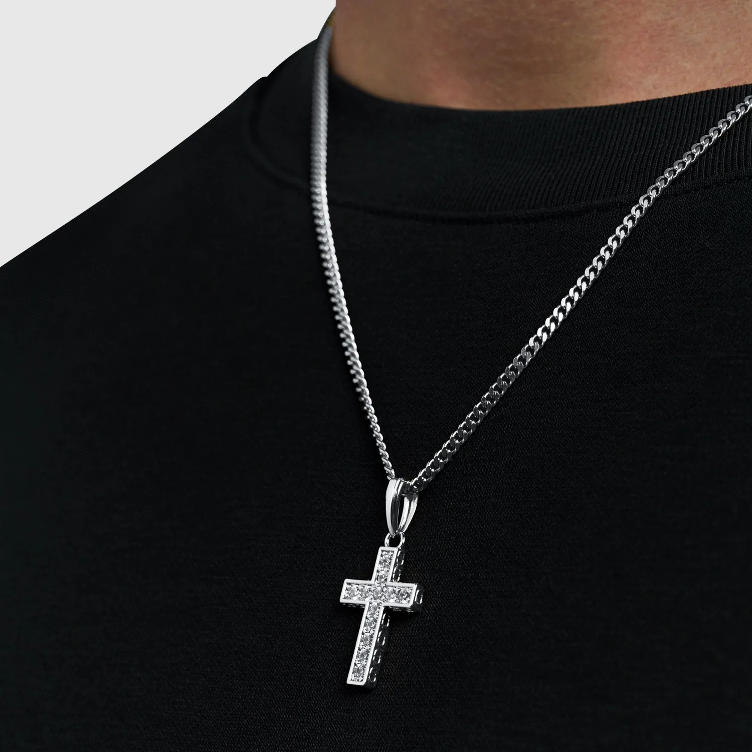 Iced Cross 2.0 (Silver) sold by Craftd London product image thumbnail 3