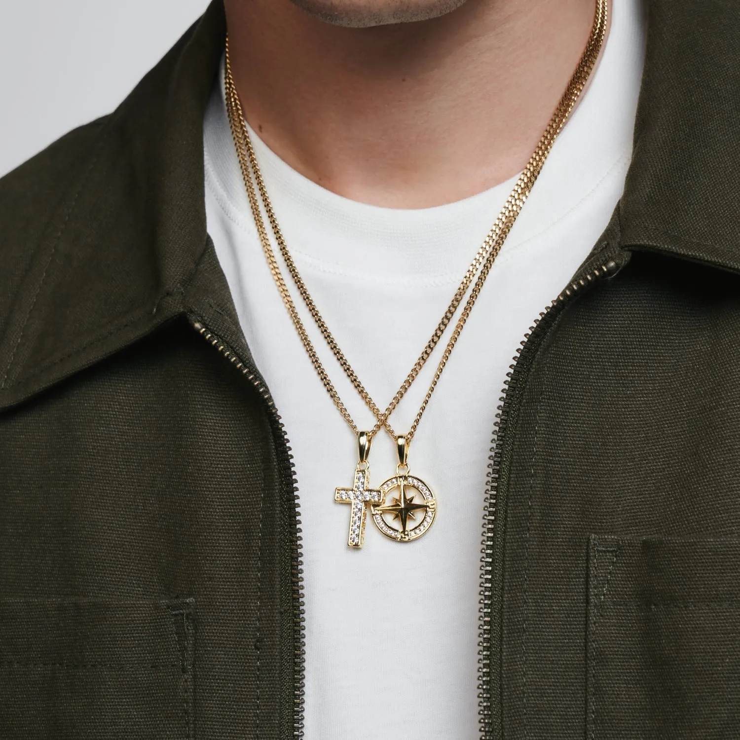 Iced Cross 2.0 (Gold) sold by Craftd London product image thumbnail 4