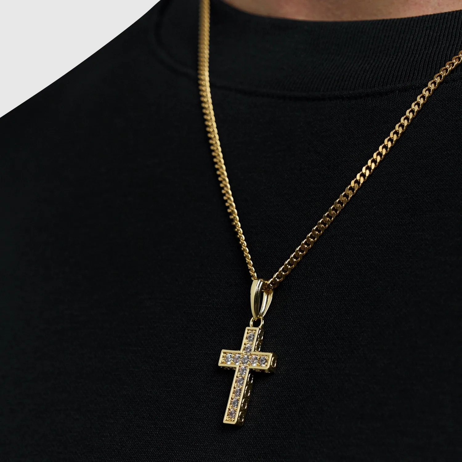 Iced Cross 2.0 (Gold) sold by Craftd London product image thumbnail 3