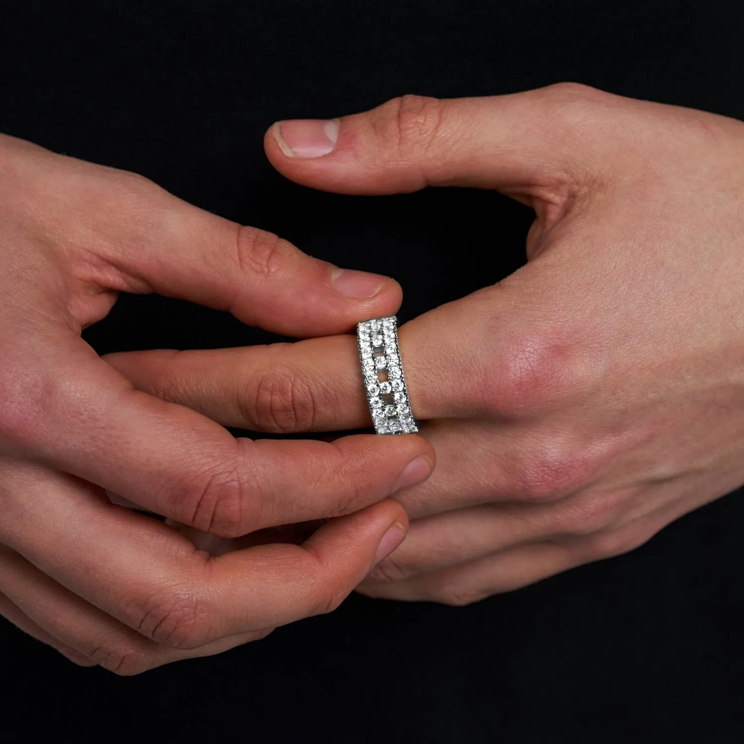 Titan Band Ring (Silver) sold by Craftd London product image thumbnail 3