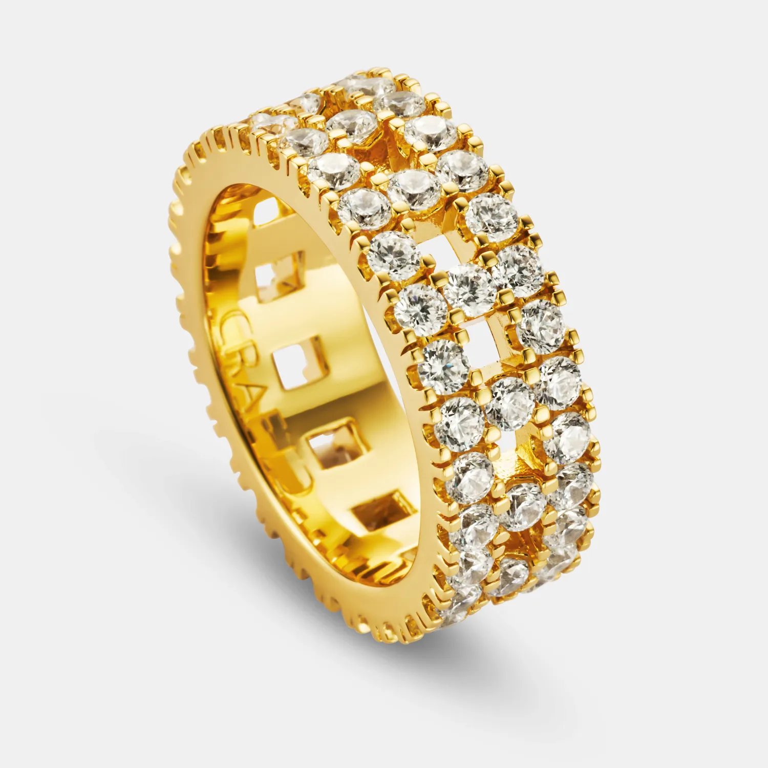 Titan Band Ring (Gold) sold by Craftd London product image thumbnail 4