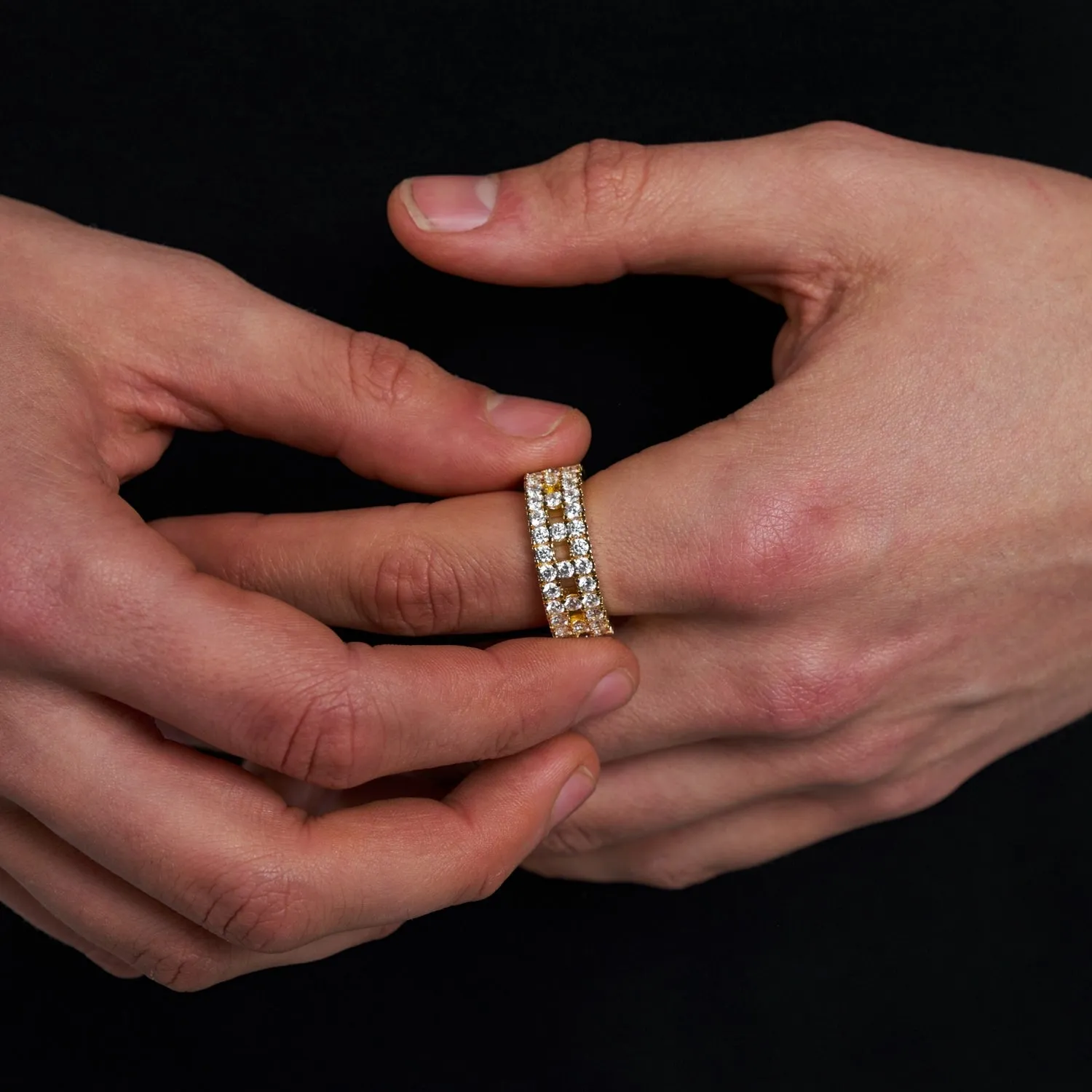 Titan Band Ring (Gold) sold by Craftd London product image thumbnail 3