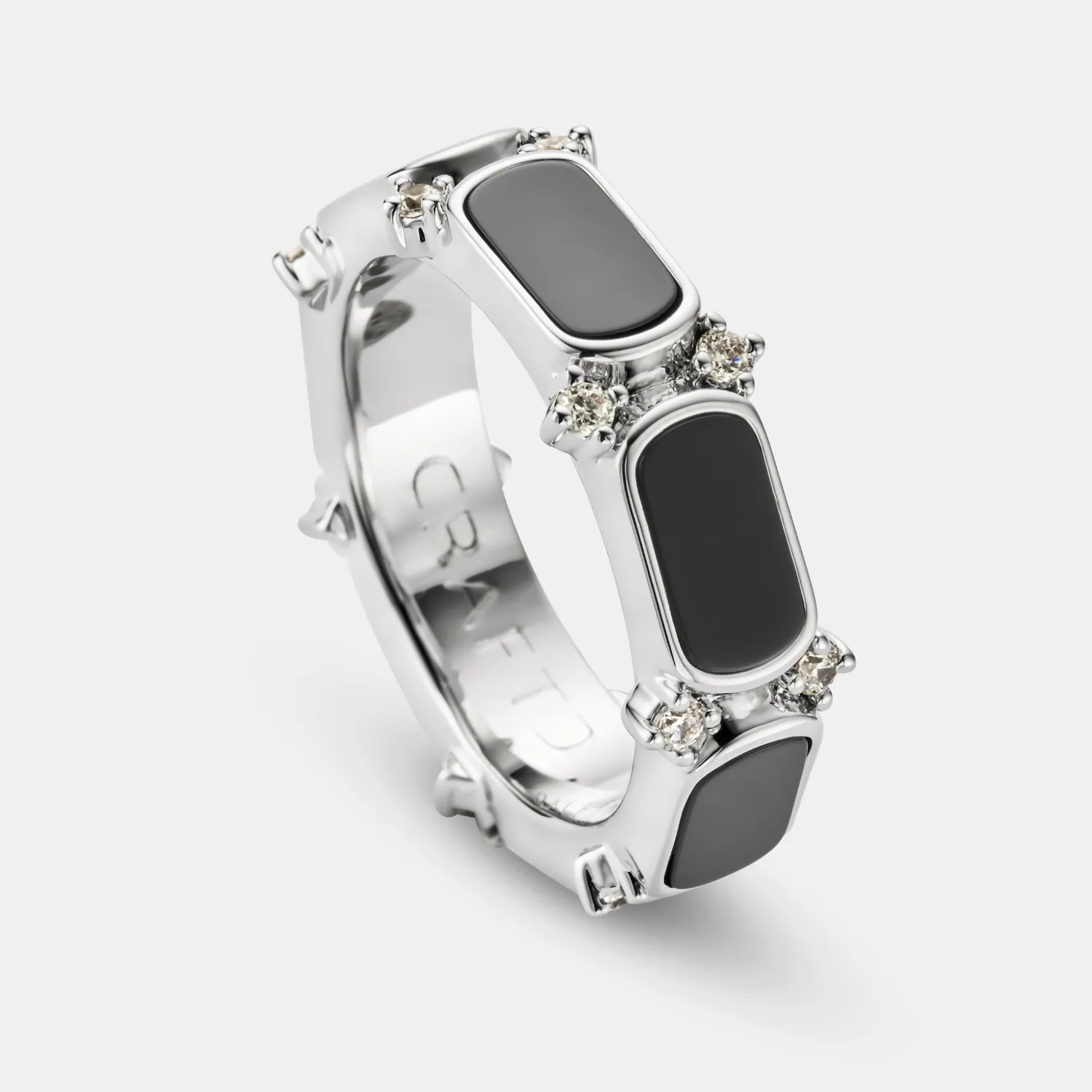 Monarch Band Ring (Silver) sold by Craftd London product image thumbnail 4